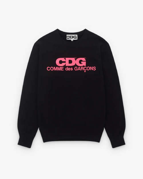 CDG-Pink-Logo-Sweatshirt-Black.png