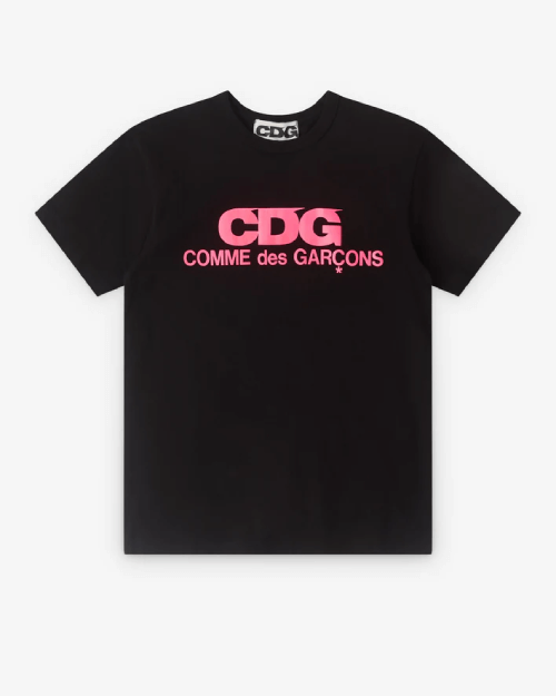 CDG-Pink-Logo-T-Shirt-Black.png