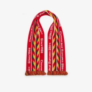 CDG Shirt Football Scarf Red