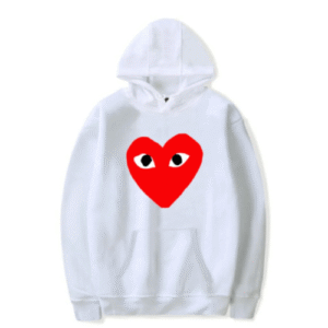 Comme Des Garçons Big Red Heart Hoodie